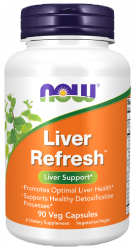 NOW Liver Refresh, Ливер Рефреш, 90 капсул