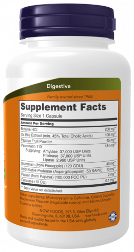 NOW Super Enzymes, Супер Энзимы, 90 капсул