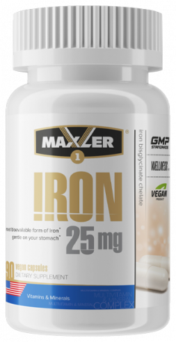 Maxler Iron, Железо, 90 капс