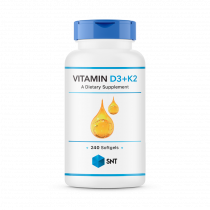 SNT Vitamin D3+K2, Витамин Д3+К2, 240 капсул