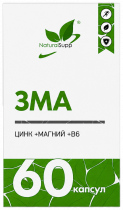 Natural Supp ЗМА, 60 капсул
