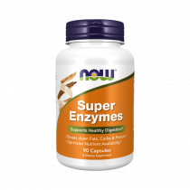 NOW Super Enzymes, Супер Энзимы, 90 капсул